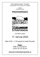 Plakát PROVODÍNSKÁ ŠTRAPANDA - 17.6.2023, start v 8 - 11.30 hod.